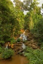 Pha Charoen Waterfall near Mae Sot Thailand Royalty Free Stock Photo