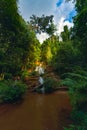 Pha Charoen Waterfall near Mae Sot Thailand Royalty Free Stock Photo