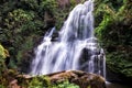 Pha Dok Seaw waterfall or Rak Jang waterfall in Doi Inthanon National Park,Thailand,Most Famous in Thailand