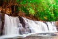 Pha Eiang, paradise Waterfall located in deep fore