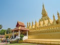 Pha That Luang. Vientiane, Laos Royalty Free Stock Photo