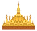 Pha That Luang Laos Royalty Free Stock Photo