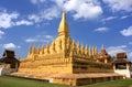 Pha That Luang stupa, Vientiane, Laos Royalty Free Stock Photo