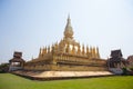 Pha That Luang stupa in Vientiane, Laos