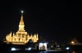 Pha That Luang temple Royalty Free Stock Photo