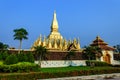 Pha That Luang, Vientiane, Laos Royalty Free Stock Photo