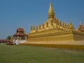 Pha That Luang. Vientiane, Laos Royalty Free Stock Photo