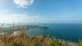 Phahindum viewpoint new landmark in Phuket Thailand,near promthep cape , beautiful scenery andaman sea in summer season