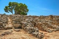 Ruins of Phaistos palace on Crete, Greece Royalty Free Stock Photo