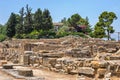 Phaistos palace on Crete, Greece Royalty Free Stock Photo