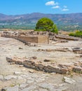 Phaistos Palace ruin. Crete, Greece Royalty Free Stock Photo