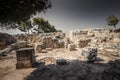 Phaistos site, Crete island, Greece Royalty Free Stock Photo