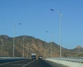 Phan Thiet road in Binhthuan province Royalty Free Stock Photo