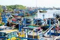 Fishing boats in Vietnam Royalty Free Stock Photo