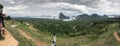 Landscape and scenery visible from Samet Nangshe in Phang Nga Province, Thailand.