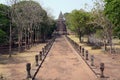 Phanom Rung castle rock Royalty Free Stock Photo