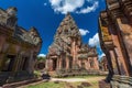 Phanom Rung historical park is Castle Rock old Architecture abou Royalty Free Stock Photo