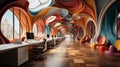 Phantasy creative open office ai generated background image