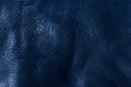 Phantom blue leather background closeup