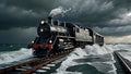 The Phantom Fleet of Engine 88: Navigating the Tides of Oblivion Royalty Free Stock Photo