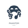 phantom icon in trendy design style. phantom icon isolated on white background. phantom vector icon simple and modern flat symbol