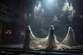 Phantom Opera House Ghosts Ghostly figures Royalty Free Stock Photo