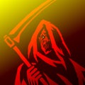 Phantom Reaper. Isolated Vector Illustration.