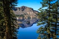 Phantom Ship, Crater Lake National Park, Oregon, United States Royalty Free Stock Photo