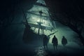 Phantom Shipwrecked Sailor Ghosts Shadows