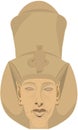 Pharaoh Akhenaton in Stone