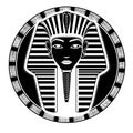 Pharaoh. Egyptian hieroglyph and symbol. Royalty Free Stock Photo