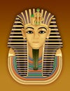 Pharaoh golden death mask