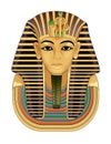 Pharaoh golden death mask Royalty Free Stock Photo