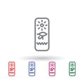 Pharaoh multi color icon. Simple thin line, outline of mythology icons for ui and ux, website or mobile application