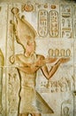 Pharaoh Ptolemy IV at Deir el Medina Royalty Free Stock Photo