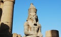 Pharaoh statue inside the temple of Luxor, Egypt Royalty Free Stock Photo