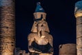 Pharaoh statue at the Luxor temple, Egypt Royalty Free Stock Photo