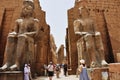 Pharaohs and giant statues in Egypt Royalty Free Stock Photo