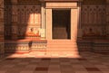 Pharaohs Palace 3D Illustration Royalty Free Stock Photo