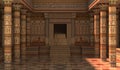 Pharaohs Palace 3D Illustration Royalty Free Stock Photo