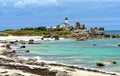 Phare de Pontusval Bretagne France Royalty Free Stock Photo