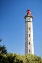 Phare des Baleines, Isle du Re, France. Royalty Free Stock Photo