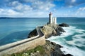 Phare du petit minou in Plouzane, Brittany, France Royalty Free Stock Photo