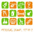 Pharma and Healthcare icons