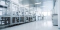 Pharma, pharmaceautical clean room for chemical production in controlled sterile conditions, generative AI