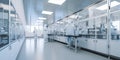 Pharma, pharmaceautical clean room for chemical production in controlled sterile conditions, generative AI