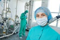 Pharmaceutical factory worker Royalty Free Stock Photo