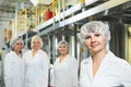 Pharmaceutical factory workers Royalty Free Stock Photo