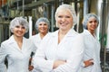 Pharmaceutical factory workers Royalty Free Stock Photo