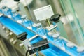 Pharmaceutical production line at factory Royalty Free Stock Photo